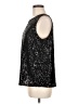 Investments Black Sleeveless Blouse Size M - photo 5
