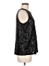 Investments Black Sleeveless Blouse Size M - photo 4