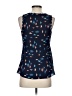 Maeve 100% Polyester Print Blue Sleeveless Blouse Size 0 - photo 2