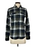 George Plaid Gray Long Sleeve Button-Down Shirt Size XS - photo 1