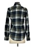 George Plaid Gray Long Sleeve Button-Down Shirt Size XS - photo 2