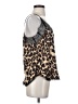 Storia 100% Polyester Brown Sleeveless Top Size S - photo 4