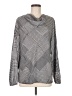 Kasper Houndstooth Gray Long Sleeve Blouse Size M - photo 1