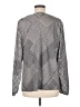 Kasper Houndstooth Gray Long Sleeve Blouse Size M - photo 2