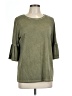Dantelle Green 3/4 Sleeve Top Size L - photo 1