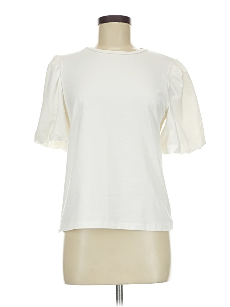 Pre-owned Walter Baker Short Sleeve T-shirt In Ivory