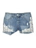 Venus Paisley Blue Denim Shorts Size 15 (estimated) - photo 1