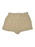 Unbranded 100% Rayon Solid Tan Khaki Shorts Size XL - photo 2