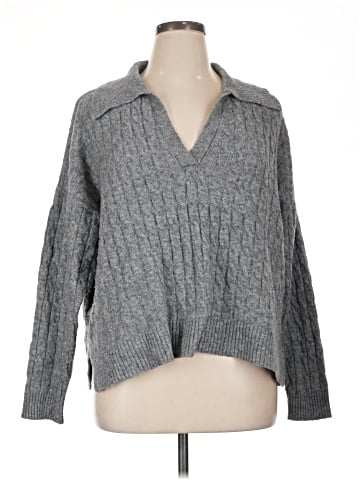 Pale Sky Pullover Sweater (view 1)