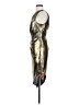 Ramy Brook 100% Polyester Metallic Gold Cocktail Dress Size 2 - photo 5