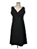 Eddie Bauer Solid Black Cocktail Dress Size L - photo 1