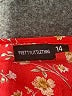 PrettyLittleThing 100% Polyester Red Cocktail Dress Size 14 - photo 7
