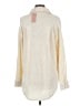 Fore 100% Polyester Tweed Ivory Long Sleeve Blouse Size M - photo 2