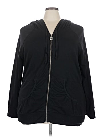 Pink Lotus Zip Up Hoodie (view 1)