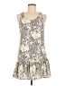 Dex 100% Polyester Animal Print Silver Cocktail Dress Size M - photo 1
