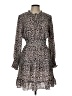 Unbranded 100% Polyester Animal Print Brown Casual Dress Size L - photo 1