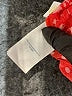 Lands' End 100% Rayon Print Red Long Sleeve Blouse Size 10 - 12 - photo 8