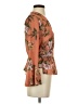 Unbranded 100% Polyester Orange Brown 3/4 Sleeve Blouse Size S - photo 4