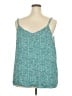 Torrid 100% Rayon Teal Tank Top Size 2X Plus (2) - photo 2