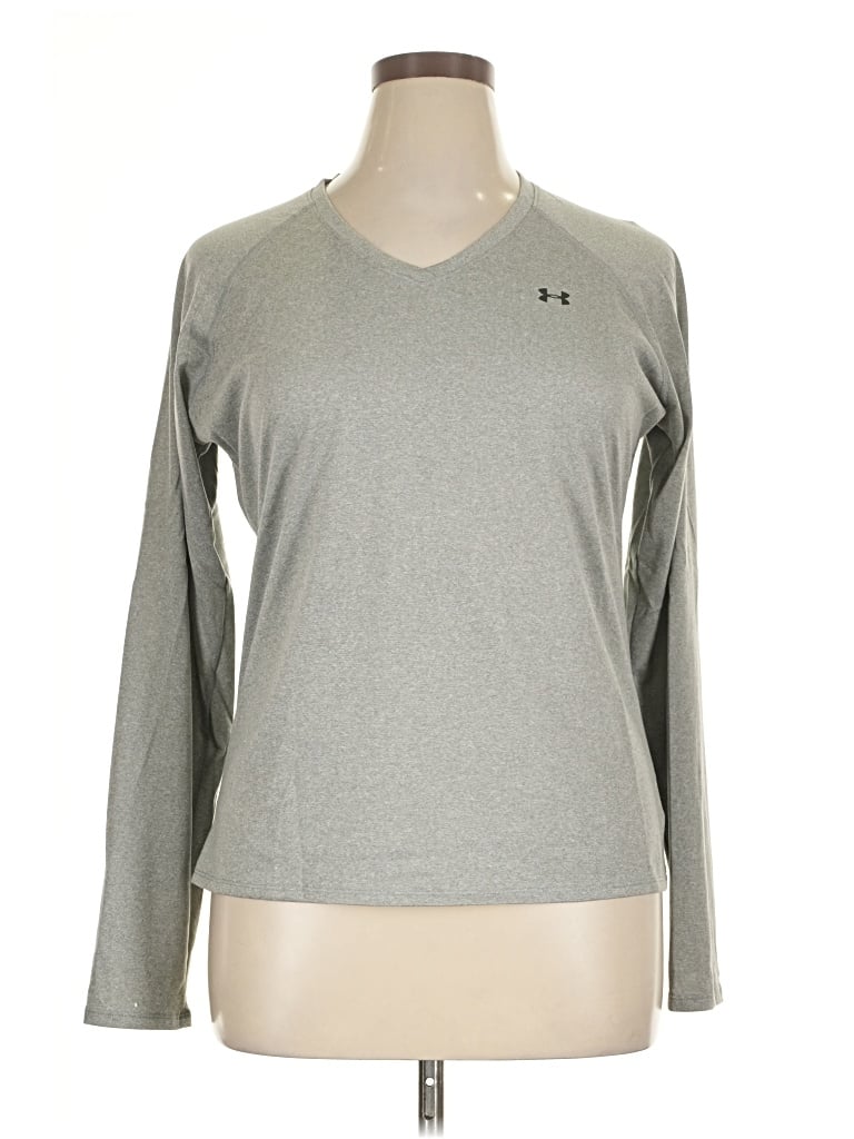 Pre-owned Under Armour Long Sleeve T-shirt In Gray