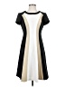 Studio One Color Block Ivory Casual Dress Size 4 - photo 1