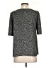 Ann Taylor LOFT 100% Polyester Animal Print Gray Short Sleeve Blouse Size S - photo 2