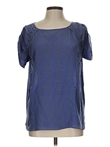Comptoir des Cotonniers Short Sleeve Silk Top (view 1)