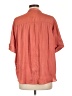 Nic + Zoe 100% Polyester Orange Short Sleeve Blouse Size L - photo 2