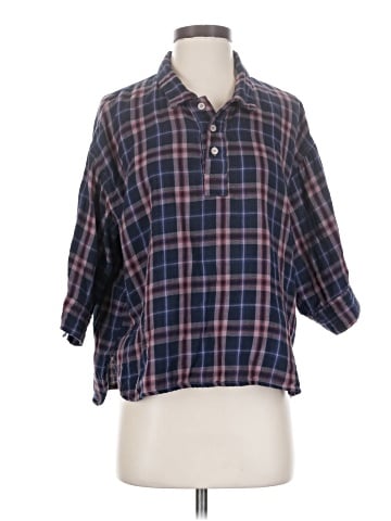 Free People 3/4 Sleeve Button-Down Shirt (view 1)