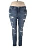 Torrid Hearts Blue Jeans Size 20 - photo 1