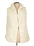 Assorted Brands Ivory Faux Fur Vest Size XL - photo 1