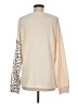 Unbranded Color Block Orange Pullover Sweater Size M - photo 2