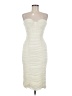 BCBGMAXAZRIA 100% Polyester Ivory Cocktail Dress Size 6 - photo 1