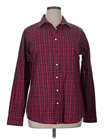Lands' End Long Sleeve Button-Down Shirt (view 1)