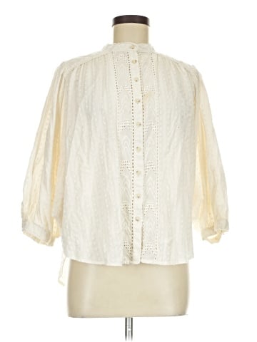 Pilcro by Anthropologie 3/4 Sleeve Blouse (view 1)