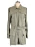 FRAME 100% Silk Gray Romper Size L - photo 1
