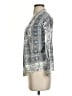 Charlotte Russe Paisley Silver Cardigan Size S - photo 5