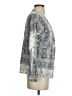 Charlotte Russe Paisley Silver Cardigan Size S - photo 4