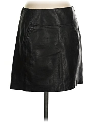 Diane von Furstenberg Faux Leather Skirt (view 1)