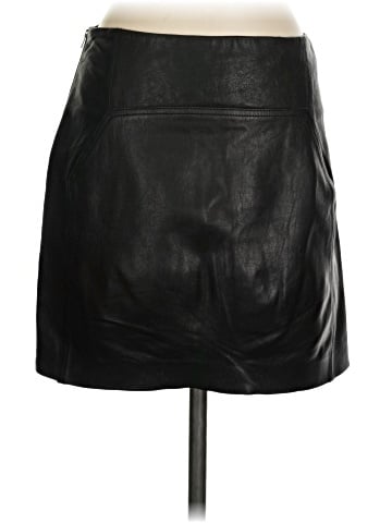 Diane von Furstenberg Faux Leather Skirt (view 2)