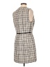 H&M 100% Polyester Houndstooth Gray Casual Dress Size L - photo 1