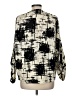 St. John Print Black 3/4 Sleeve Silk Top Size 8 - photo 2