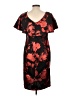 JM Studio Print Black Cocktail Dress Size 10 - photo 2