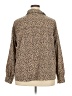 Wednesday's Girl Animal Print Brown Long Sleeve Blouse Size 22 - photo 2