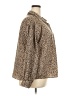 Wednesday's Girl Animal Print Brown Long Sleeve Blouse Size 22 - photo 4
