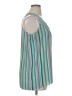 metaphor 100% Polyester Teal Sleeveless Blouse Size XL - photo 4