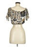 Nectar Clothing Gold Short Sleeve Blouse Size M - photo 2