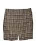 BCBGMAXAZRIA Plaid Brown Shorts Size 0 - photo 1