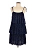 Free Generation 100% Polyester Stars Blue Casual Dress Size M - photo 1