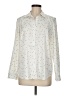 Talbots Polka Dots Ivory Long Sleeve Blouse Size M - photo 1